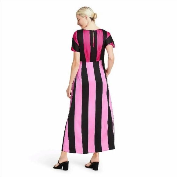 Christopher John Mixed Stripe Dress - Picture 9 of 12